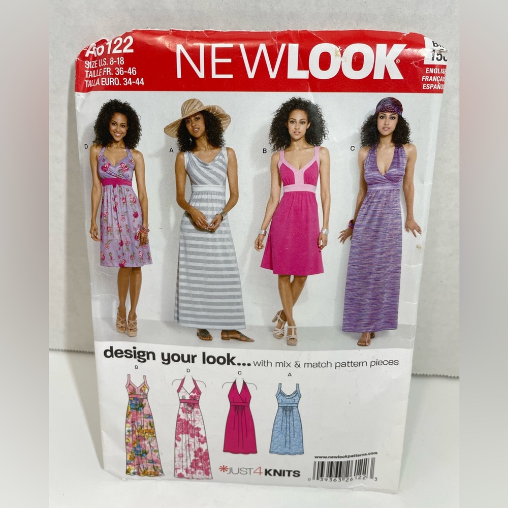 New Look A6122 Women’s Dress Pattern